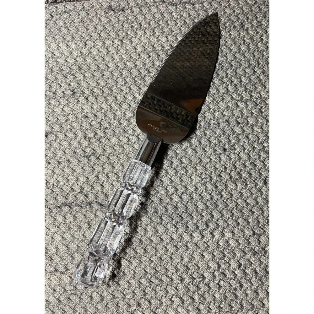 Acrylic & Stainless Steel Cake Server By Forever Favors #843110 NEW OPEN BOX